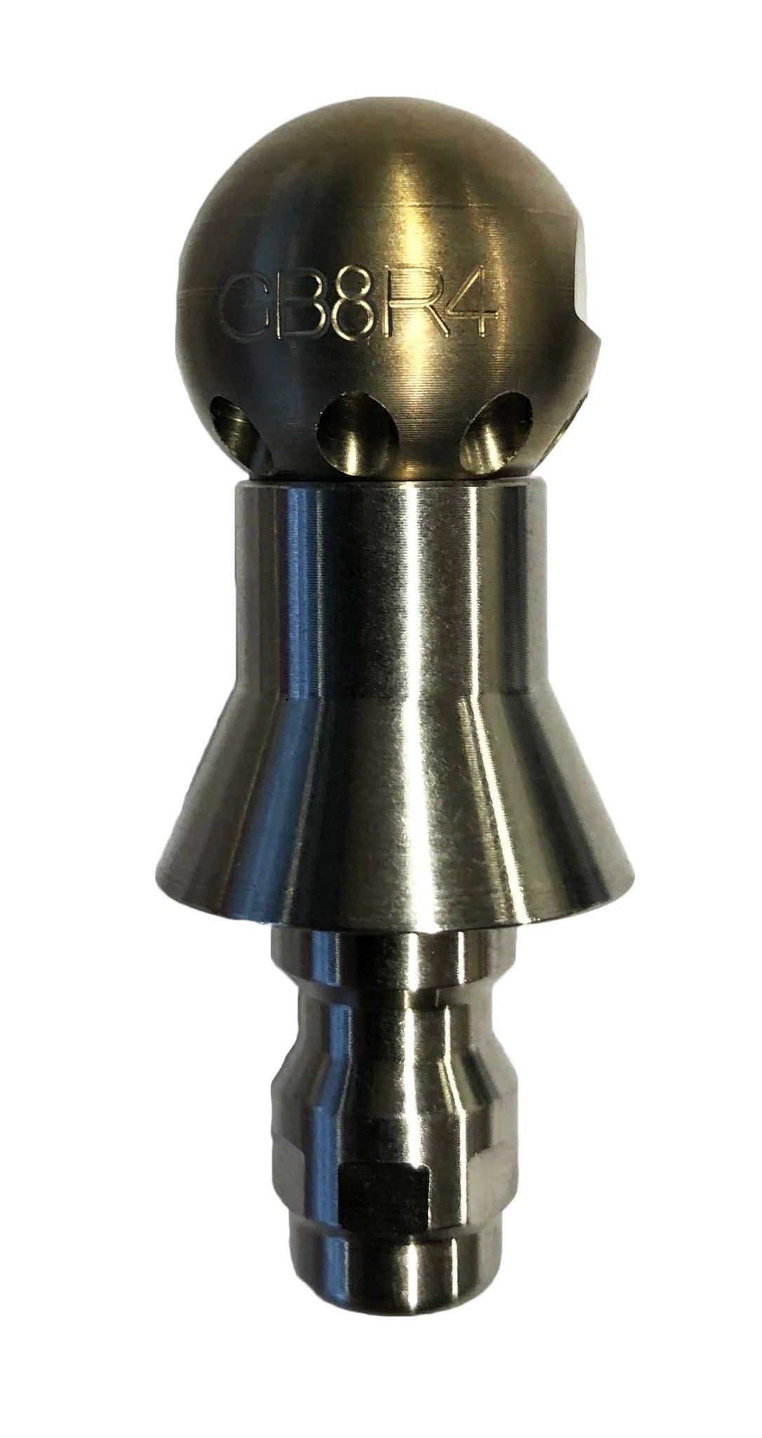 Grease Ball Thruster Nozzle 1/8" with QR-C One Piece SS Skirt GB8R4-BA4