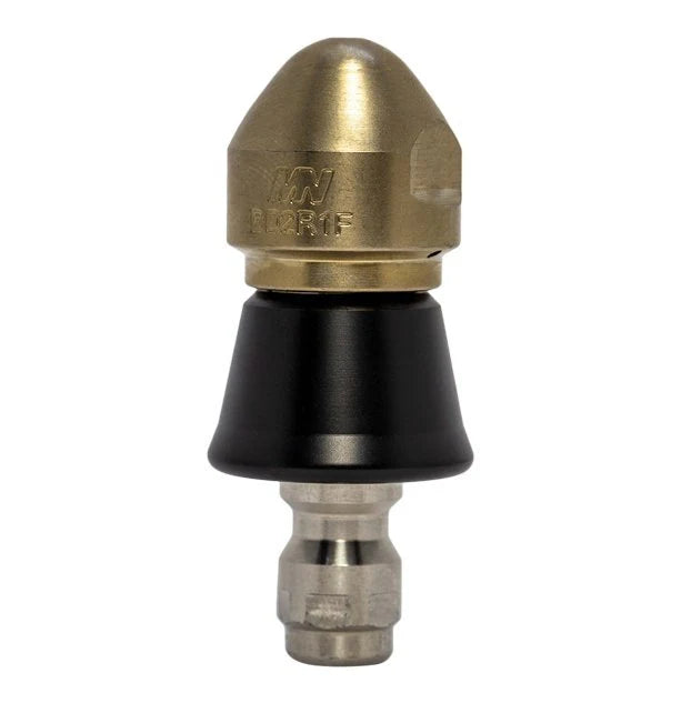 Old Style Bulldog Penetrating Nozzle 1/4" with QR-A Slim PVC Skirt OLD-BD2R1FC