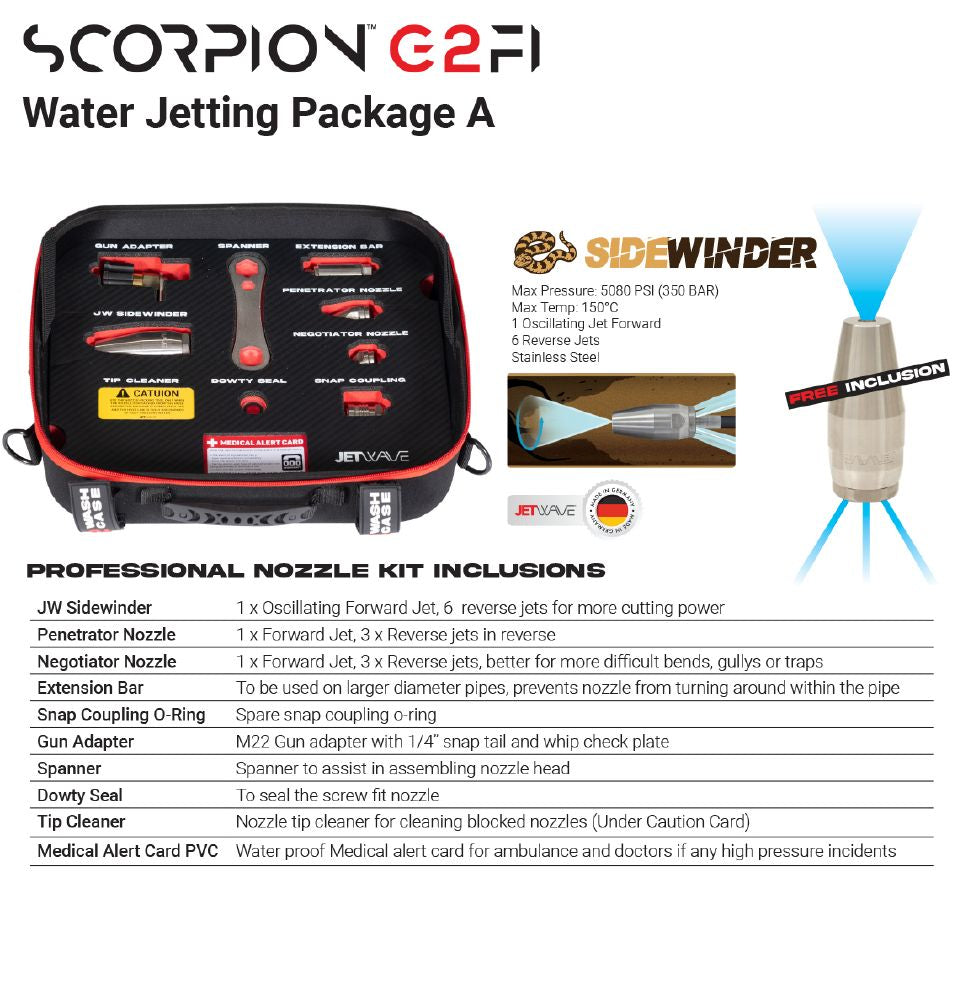 JETWAVE SCORPION G2FI 350-23 5075 PSI (350 BAR) | 23 L/PM (6 GPM)